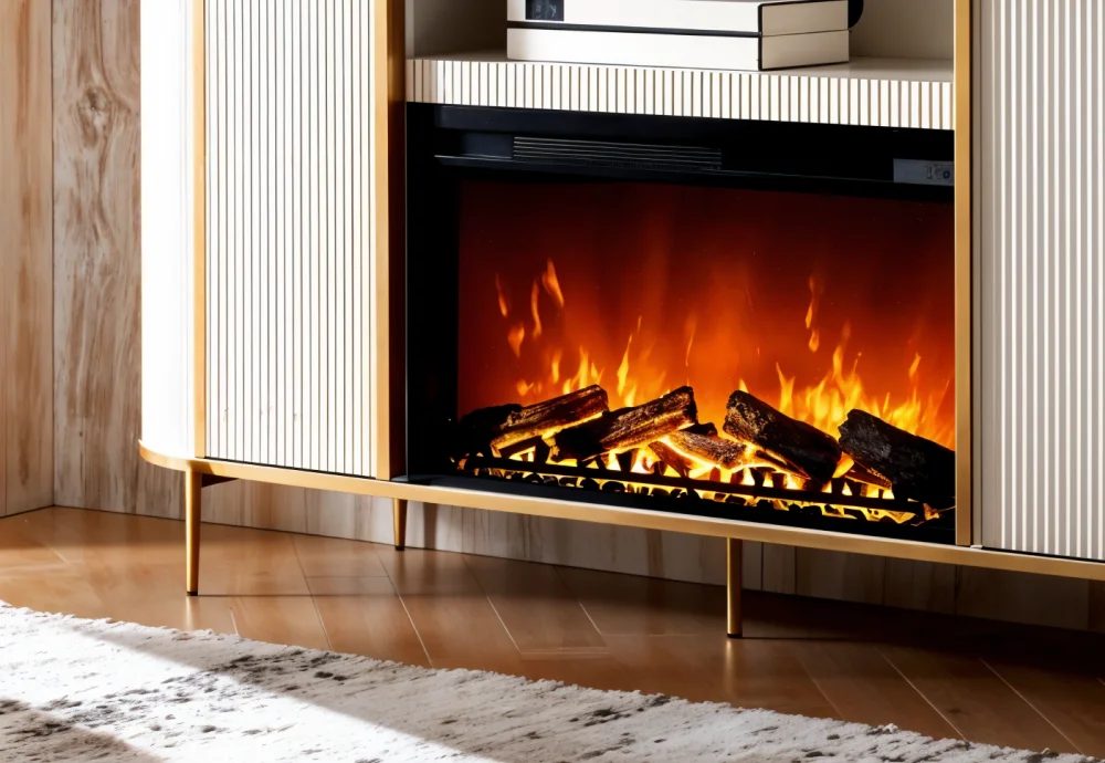 electric fireplace with remote control